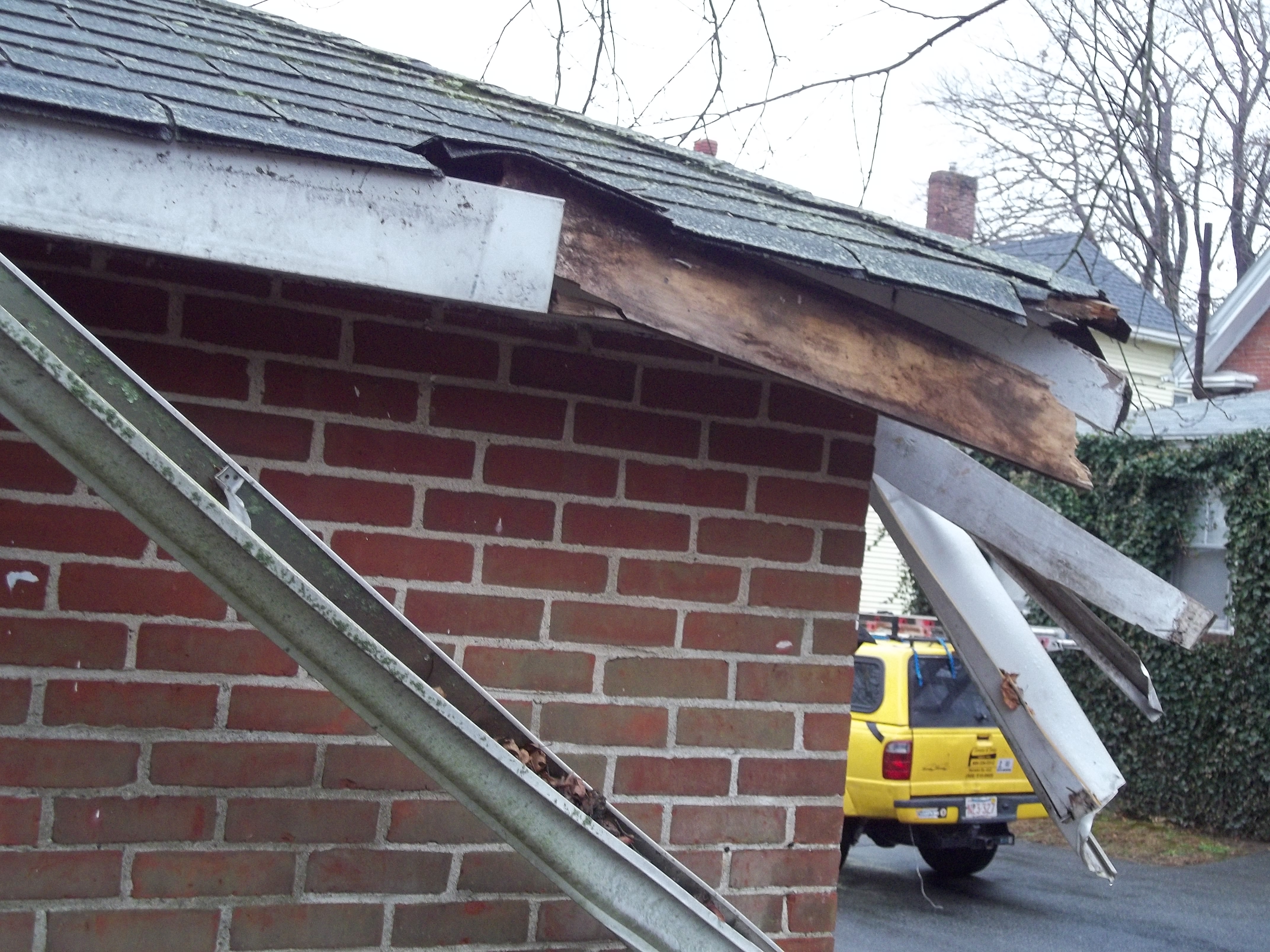 Damaged Gutters Roofing Skylight Siding Chimney Repair Ferreira Company