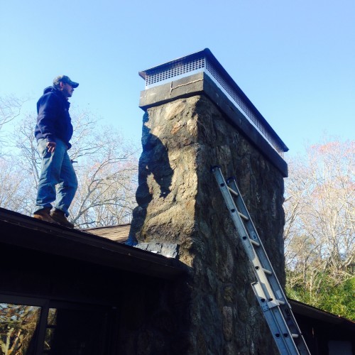 chimney cap installation inspection