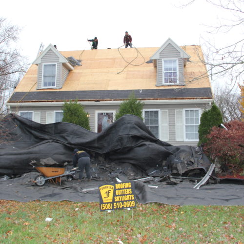 complete replacement of roofing shingles taunton ma