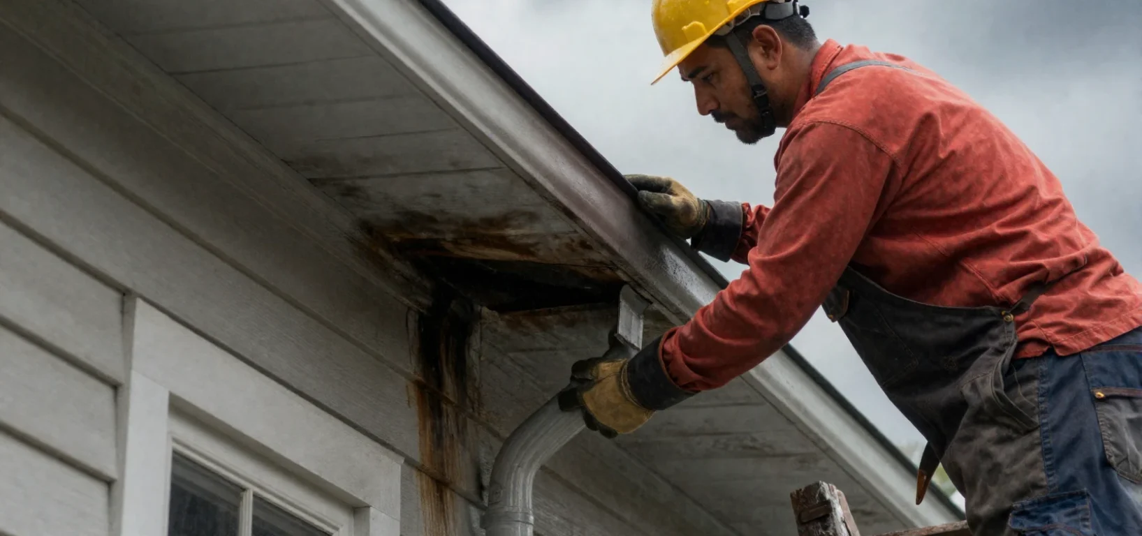 Storm-Related Gutter Damage Img